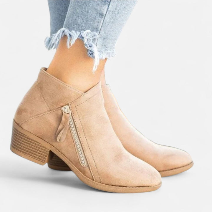 Arielle | Women’s Ankle Boots featuring Side Zip Detail
