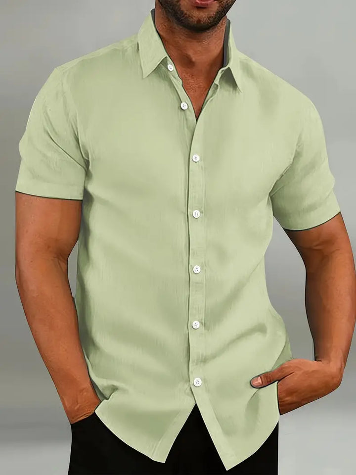 Callum | Men's Short Sleeve Casual Shirt for Relaxed Everyday Wear