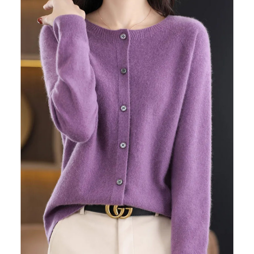 Liora | Women’s Cardigan with a Soft Button Front