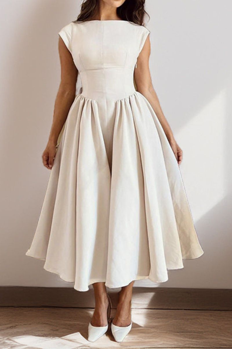 Evelyn | Women’s Midi Dress in a Full Skirt Silhouette