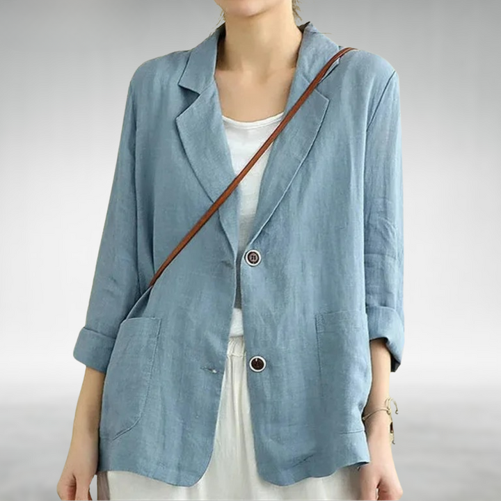 Ayla | Women’s Linen Blazer in a Relaxed Fit