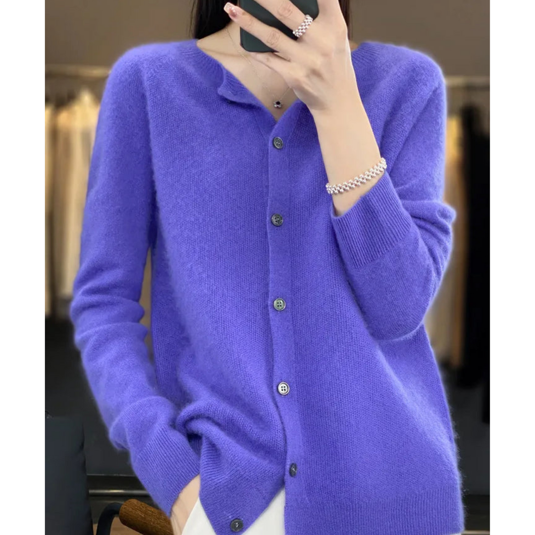Liora | Women’s Cardigan with a Soft Button Front