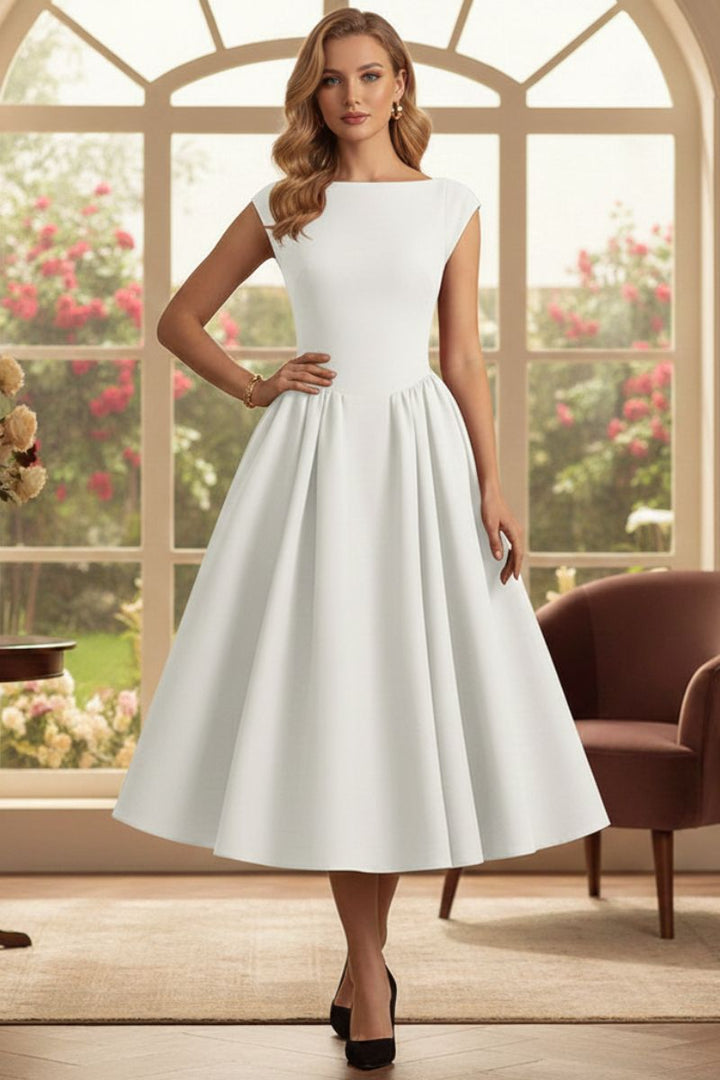 Evelyn | Women’s Midi Dress in a Full Skirt Silhouette