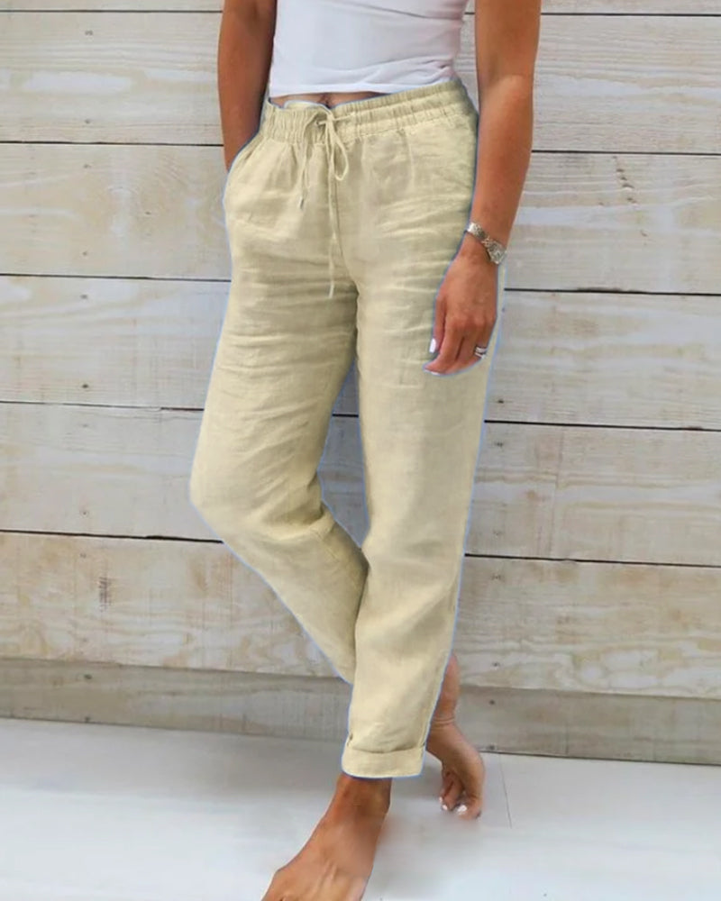 Livia | Women’s Linen Trousers designed for Relaxed Everyday Wear