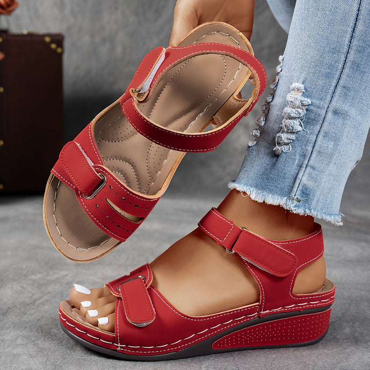 Elara | Women’s Wedge Sandals featuring Adjustable Straps