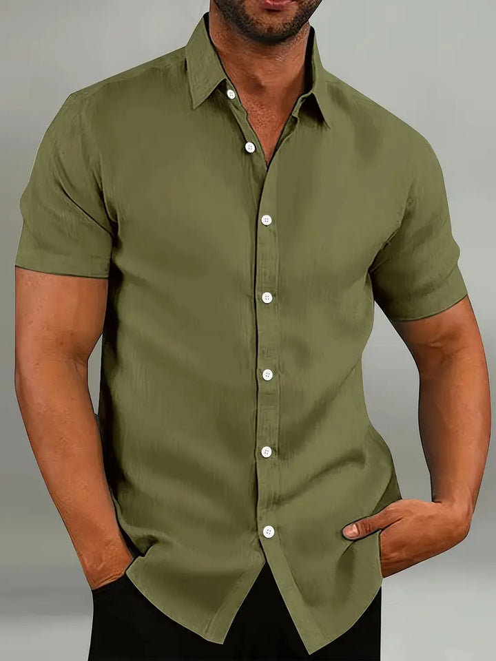 Callum | Men's Short Sleeve Casual Shirt for Relaxed Everyday Wear