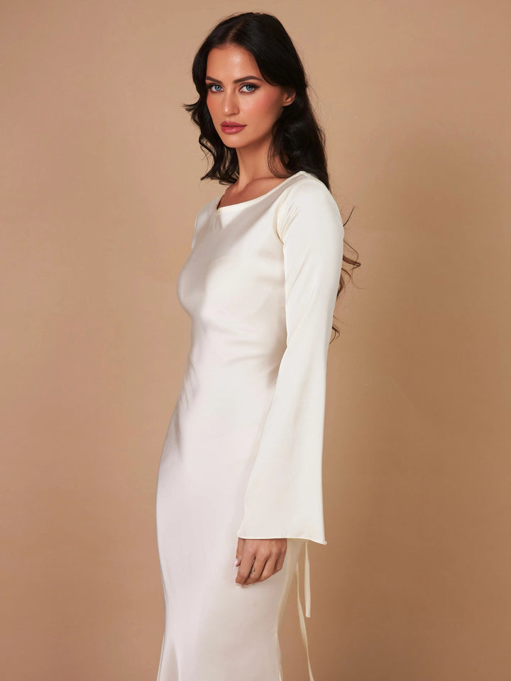 Serena | Women’s Maxi Dress featuring a Draped Bodice