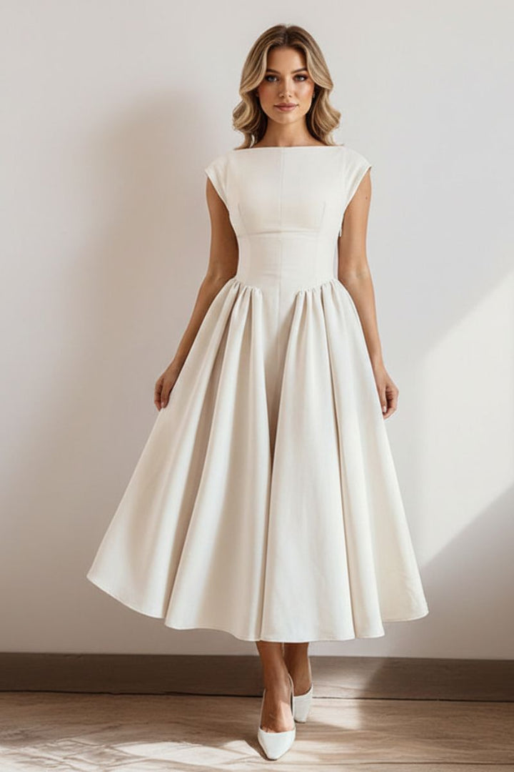 Evelyn | Women’s Midi Dress in a Full Skirt Silhouette