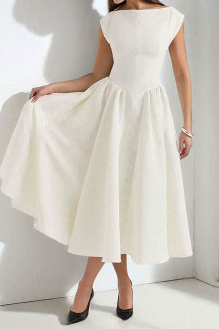 Evelyn | Women’s Midi Dress in a Full Skirt Silhouette