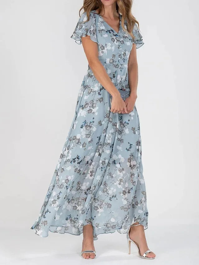 Isadora | Women's Floral Maxi Dress for Wedding Guest and Summer Occasion Wear