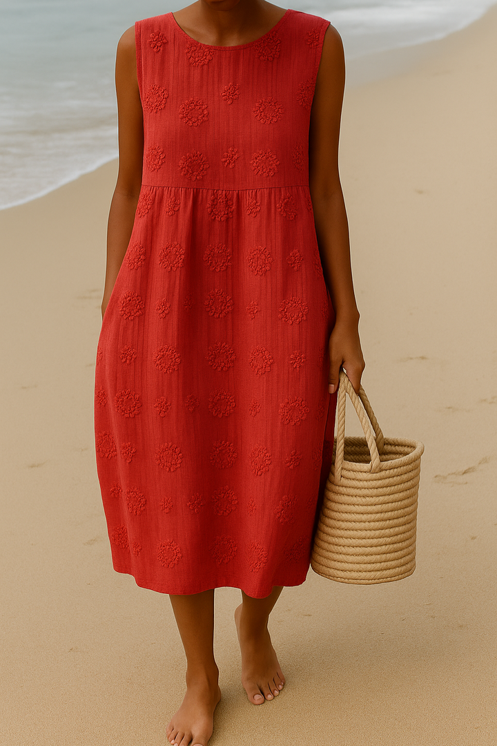 Maren | Women’s Midi Dress designed for Relaxed Summer Wear