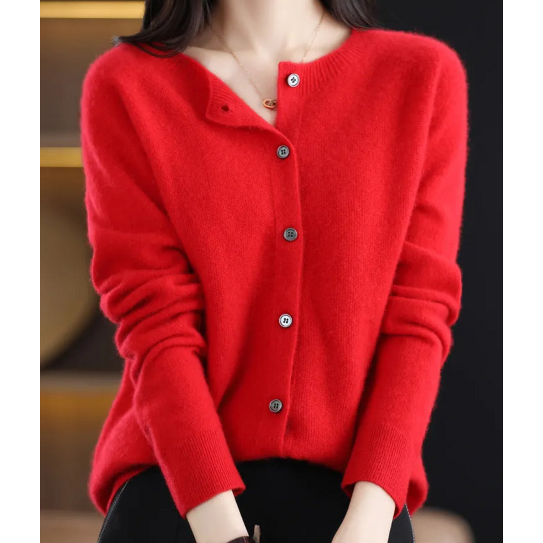 Liora | Women’s Cardigan with a Soft Button Front