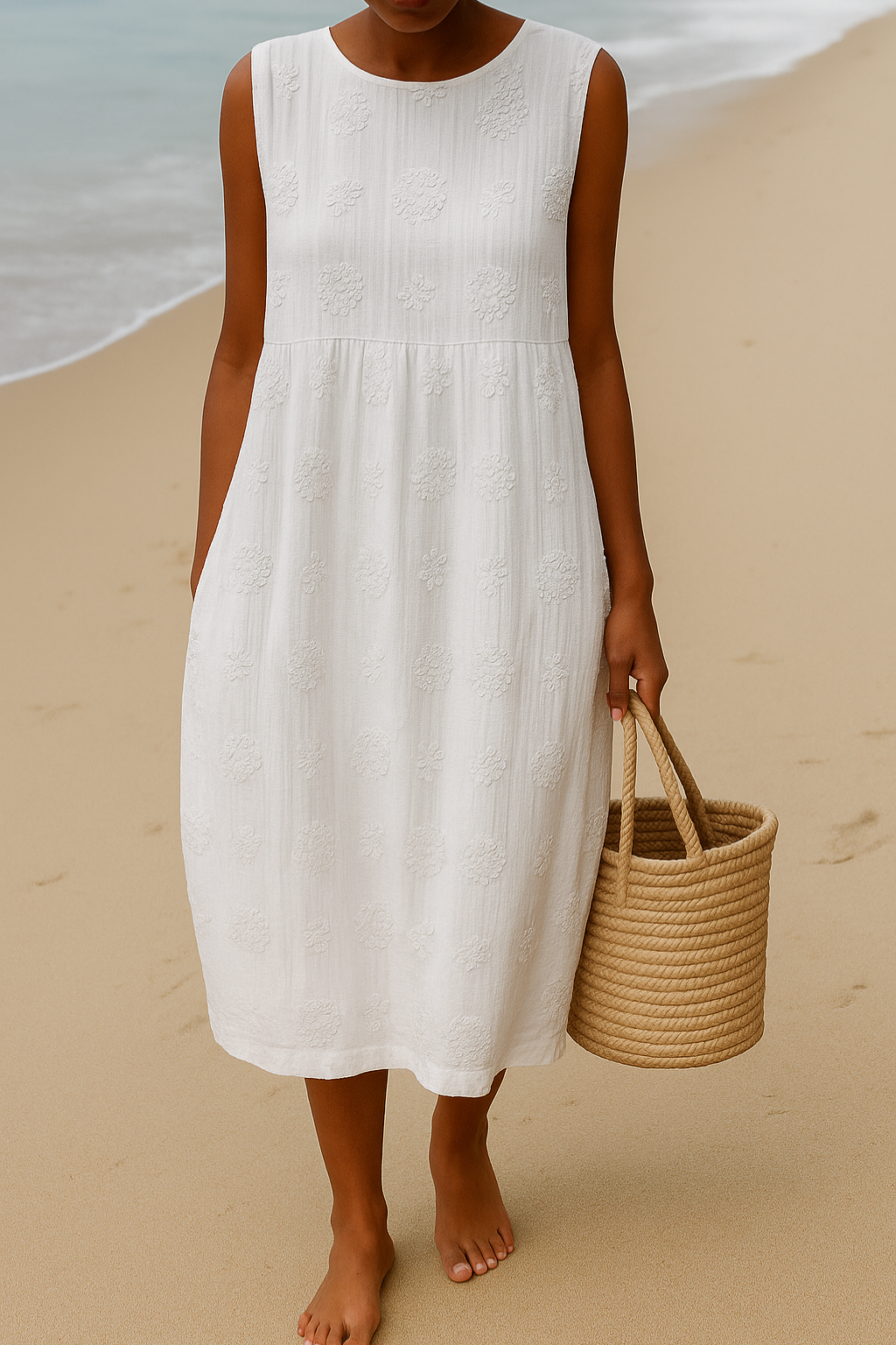 Maren | Women’s Midi Dress designed for Relaxed Summer Wear