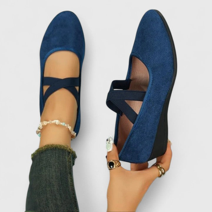 Elise | Women’s Flats featuring Cross Strap Detail