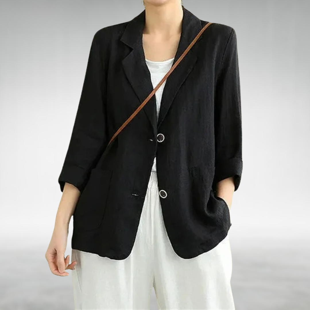 Ayla | Women’s Linen Blazer in a Relaxed Fit