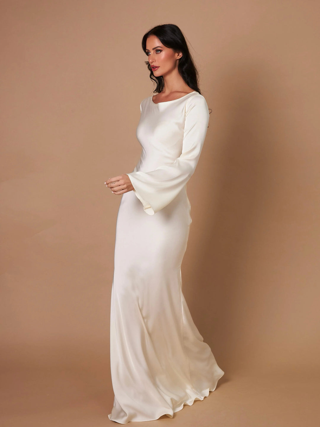 Serena | Women’s Maxi Dress featuring a Draped Bodice