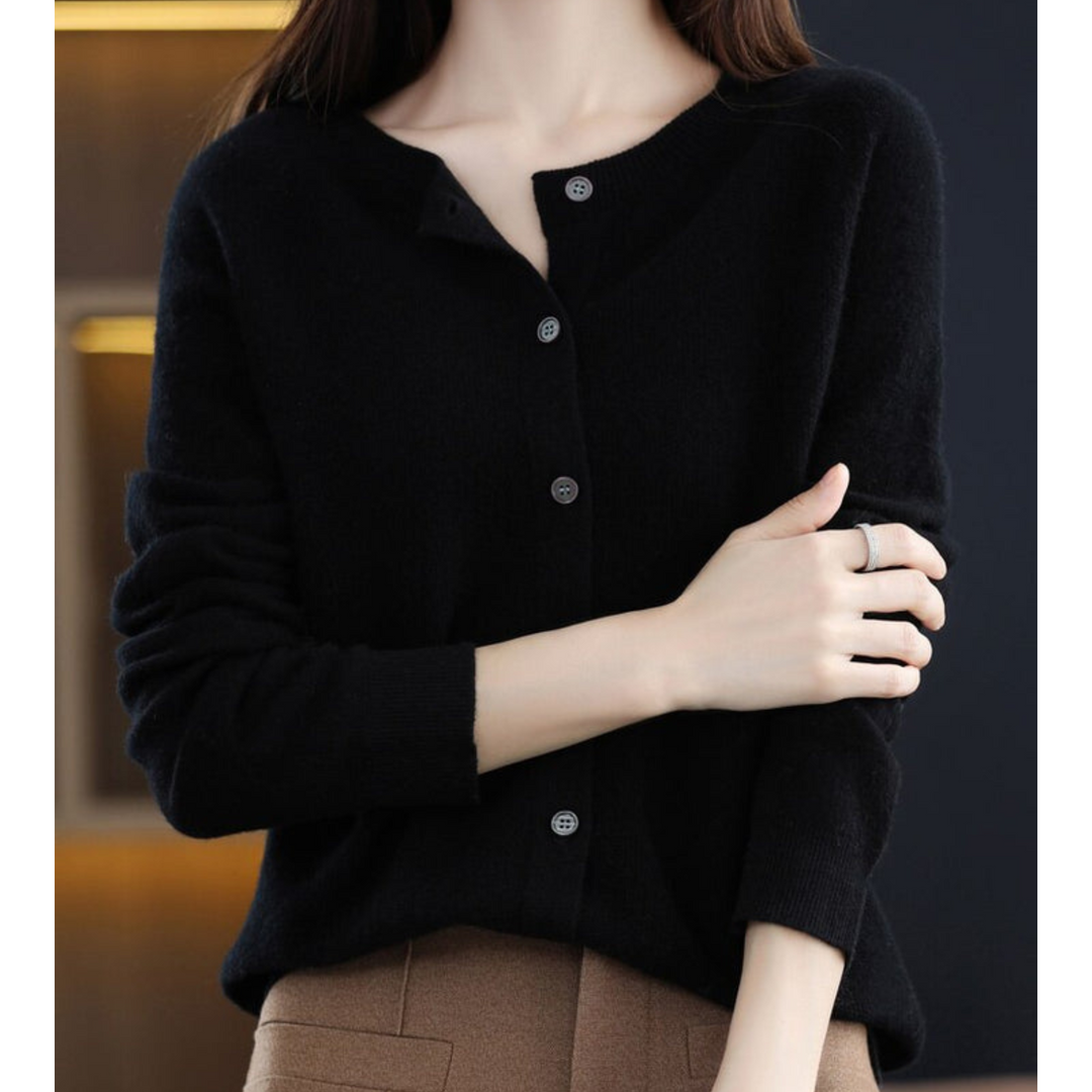 Liora | Women’s Cardigan with a Soft Button Front