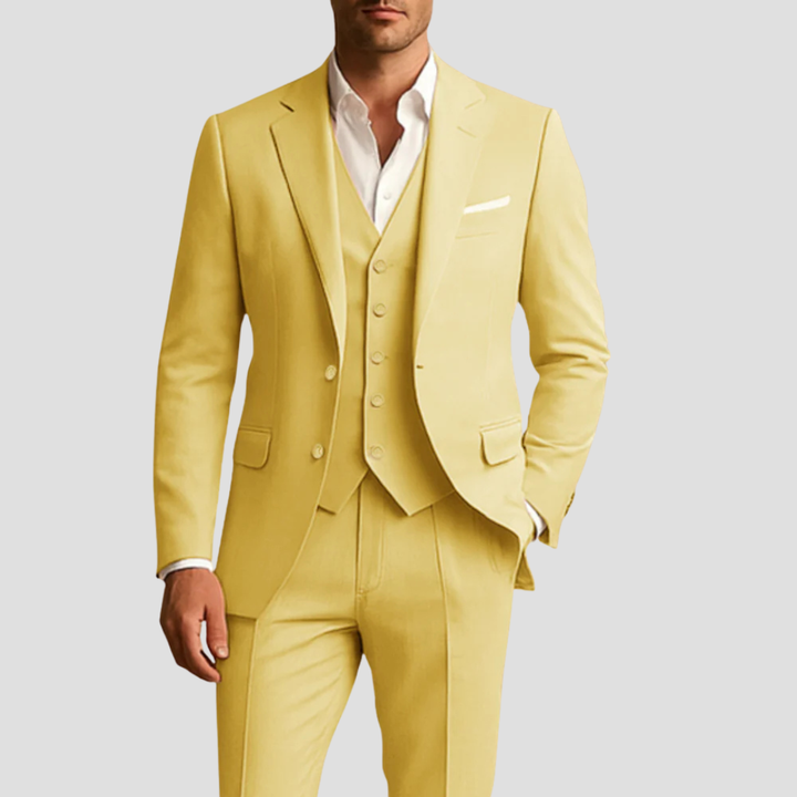 Montgomery | Men's Three-Piece Slim Fit Suit for Weddings and Formal Occasions
