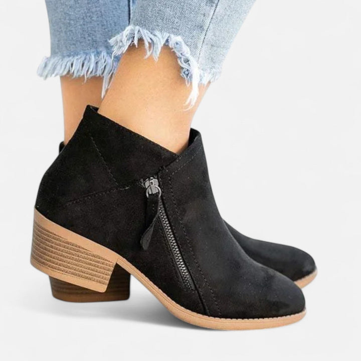 Arielle | Women’s Ankle Boots featuring Side Zip Detail