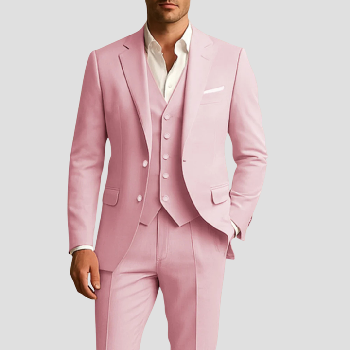 Montgomery | Men's Three-Piece Slim Fit Suit for Weddings and Formal Occasions