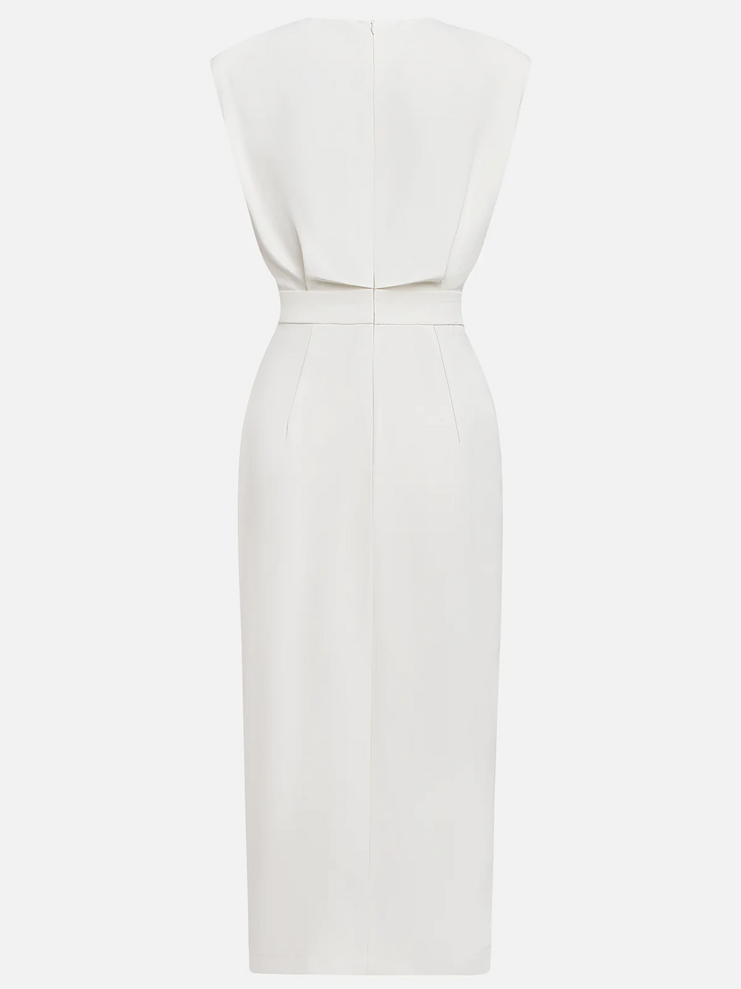 Elena | Women’s Midi Dress featuring Button Detail