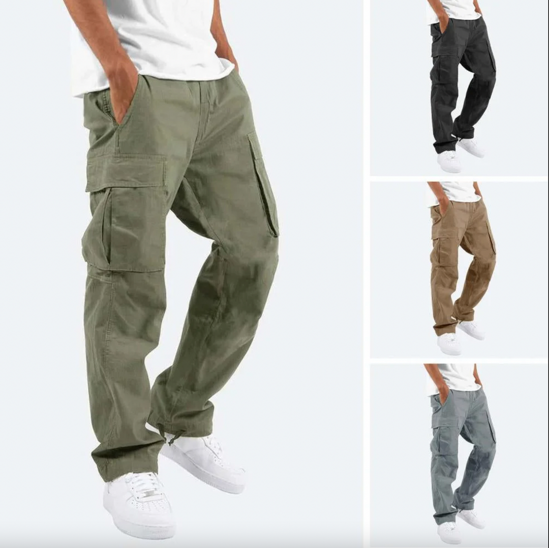 Weston | Men's Loose Fit Cargo Trousers with Utility Pockets for Everyday Wear
