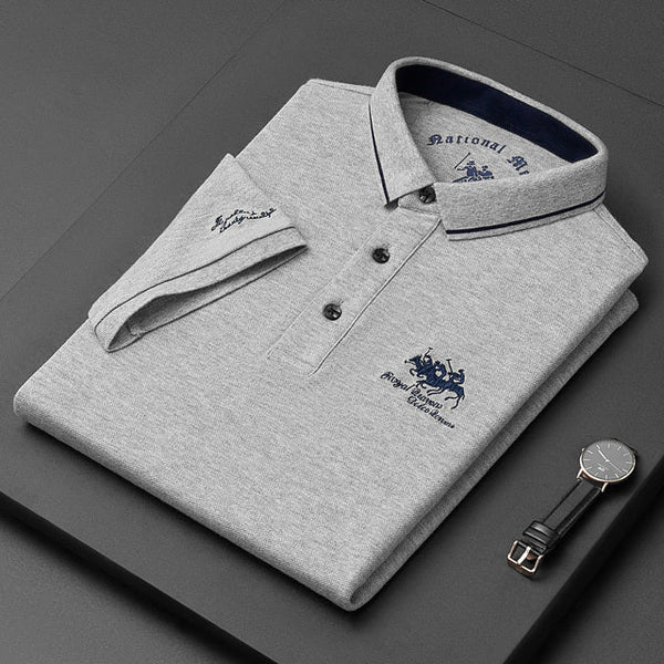 Regal | Men’s Polo Shirt featuring Contrast Collar Detail