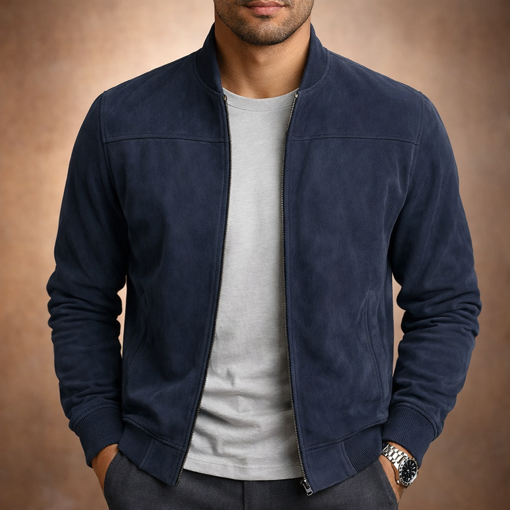 Marlow | Men’s Suede Jacket designed for Easy Layering