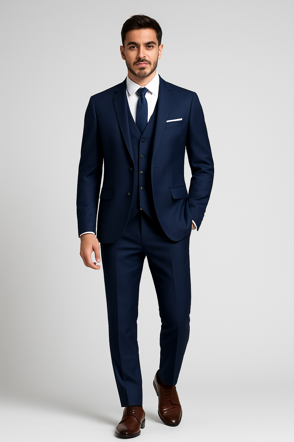 Sebastian | Men’s Three Piece Suit in a Classic Formal Fit