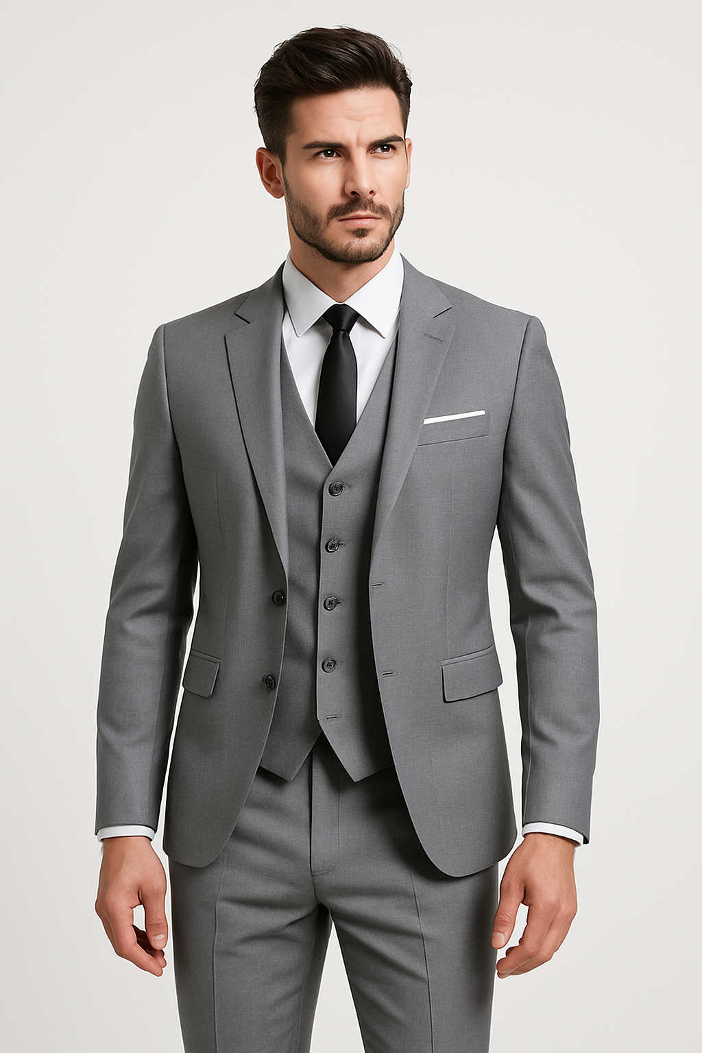 Sebastian | Men’s Three Piece Suit in a Classic Formal Fit
