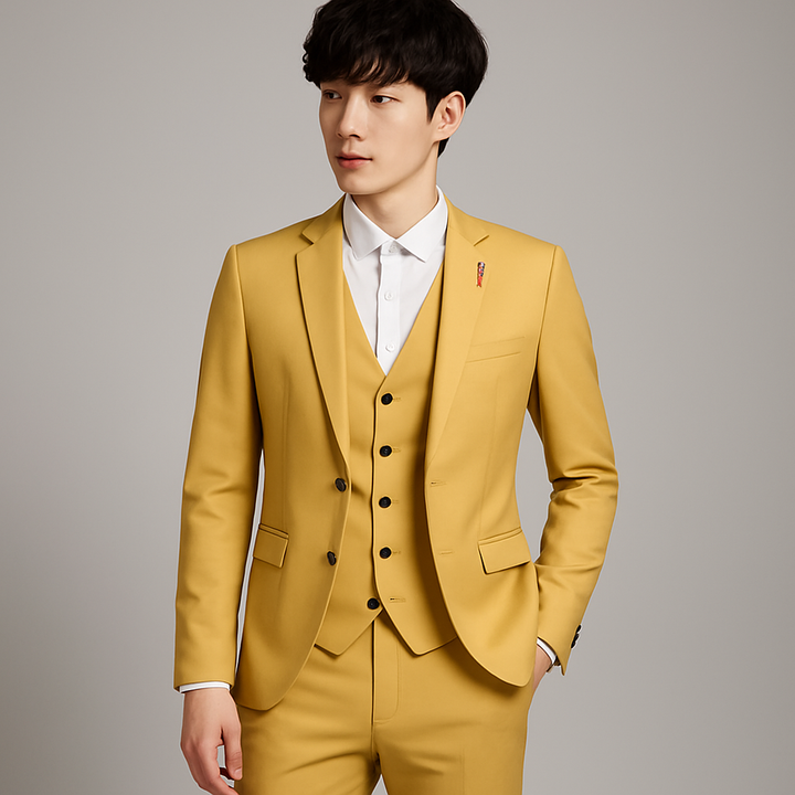 Sebastian | Men’s Three Piece Suit in a Classic Formal Fit