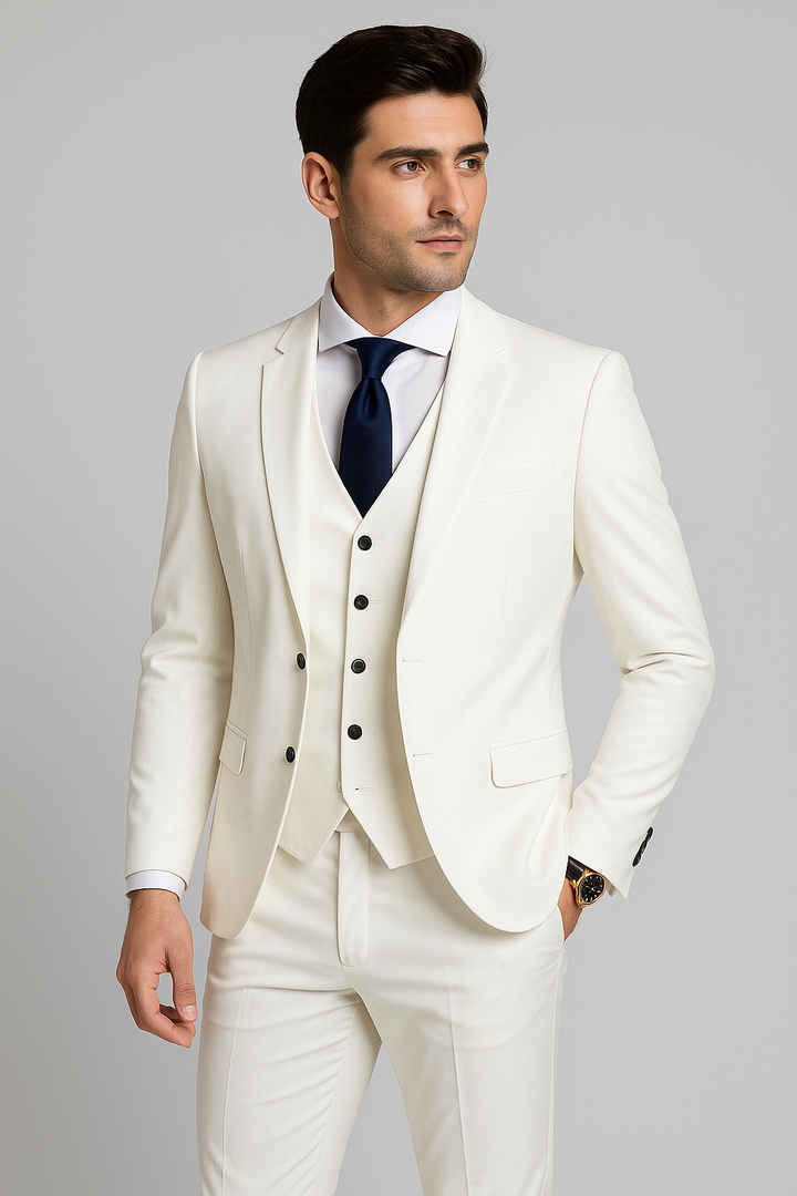 Sebastian | Men’s Three Piece Suit in a Classic Formal Fit