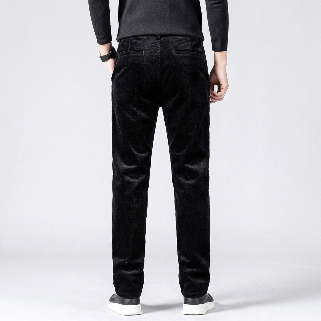 Clifton | Men's Mid-Rise Corduroy Trousers in a Relaxed Everyday Fit
