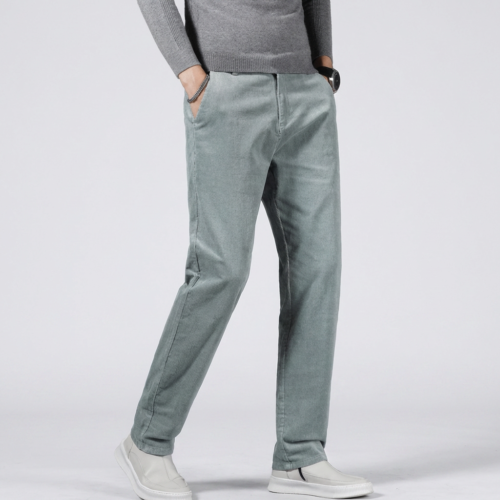 Clifton | Men's Mid-Rise Corduroy Trousers in a Relaxed Everyday Fit