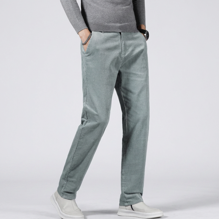 Clifton | Men's Mid-Rise Corduroy Trousers in a Relaxed Everyday Fit