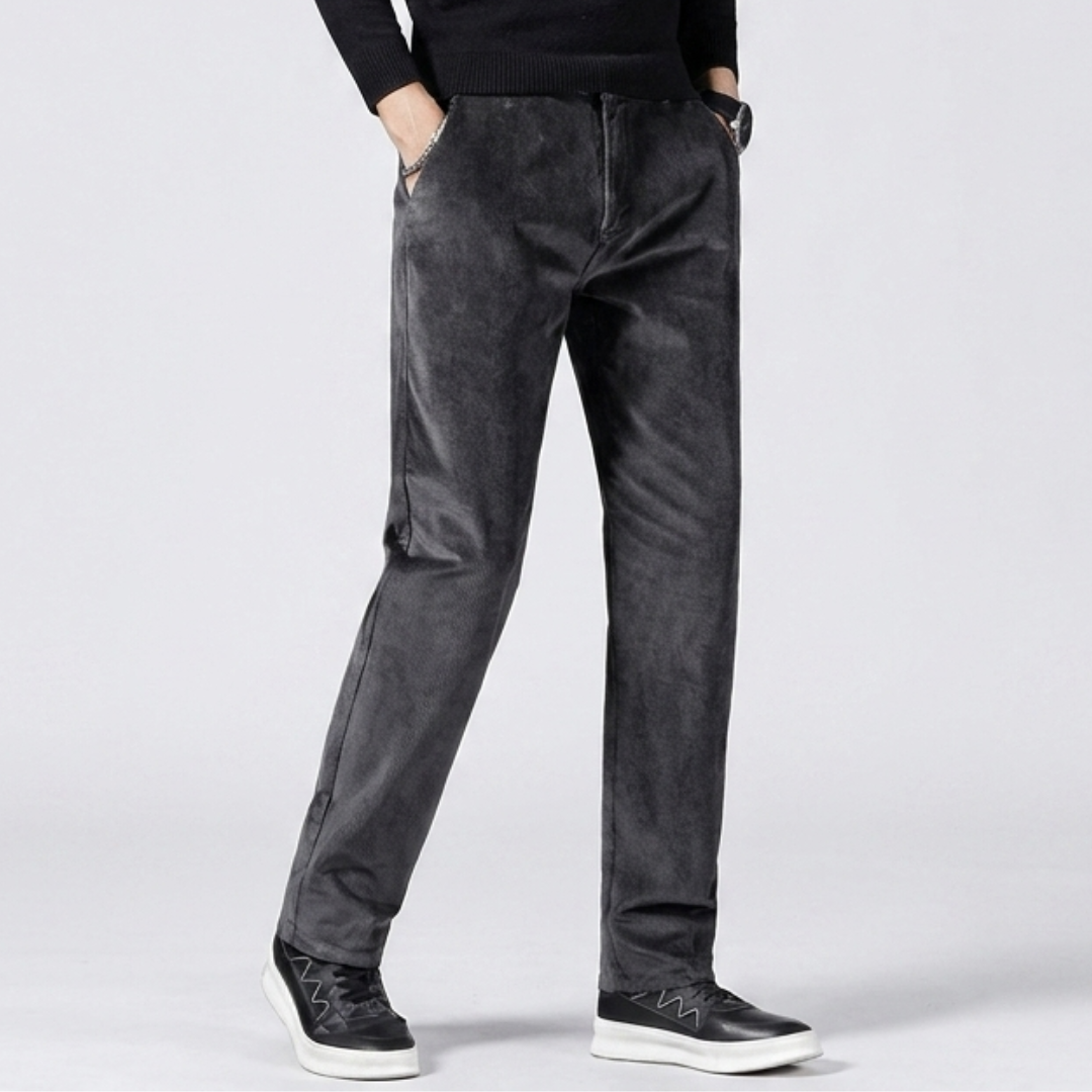 Clifton | Men's Mid-Rise Corduroy Trousers in a Relaxed Everyday Fit