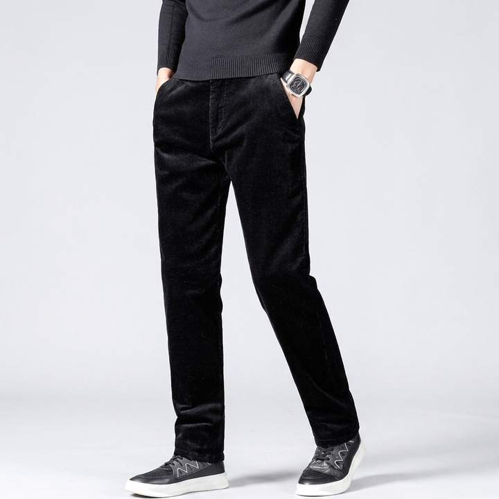 Clifton | Men's Mid-Rise Corduroy Trousers in a Relaxed Everyday Fit