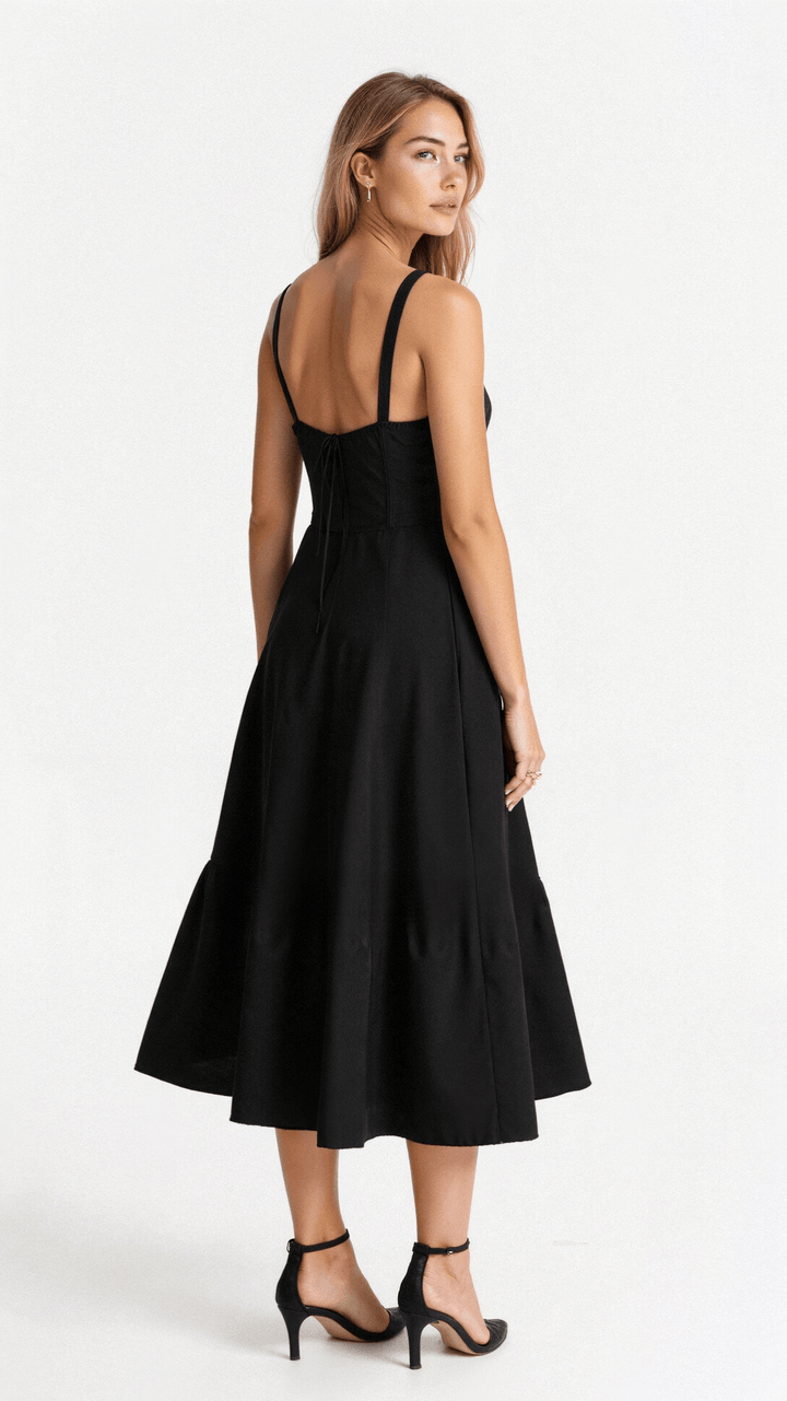 Lila | Women’s Midi Dress in a Soft Floral Style