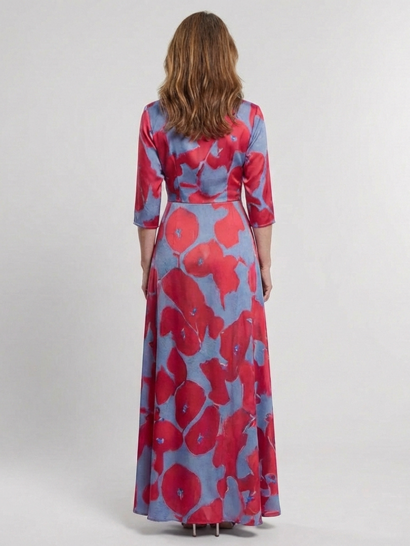 Danielle | Women's Floral Maxi Dress with a V-neck