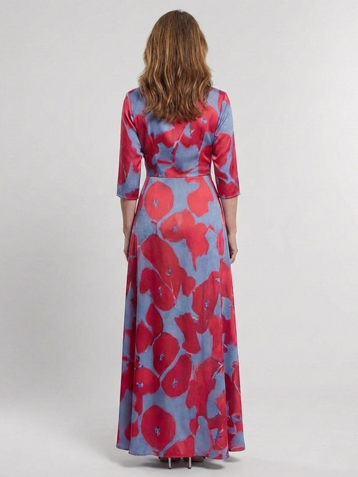 Danielle | Women's Floral Maxi Dress with a V-neck