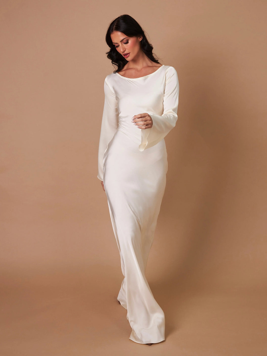 Serena | Women’s Maxi Dress featuring a Draped Bodice