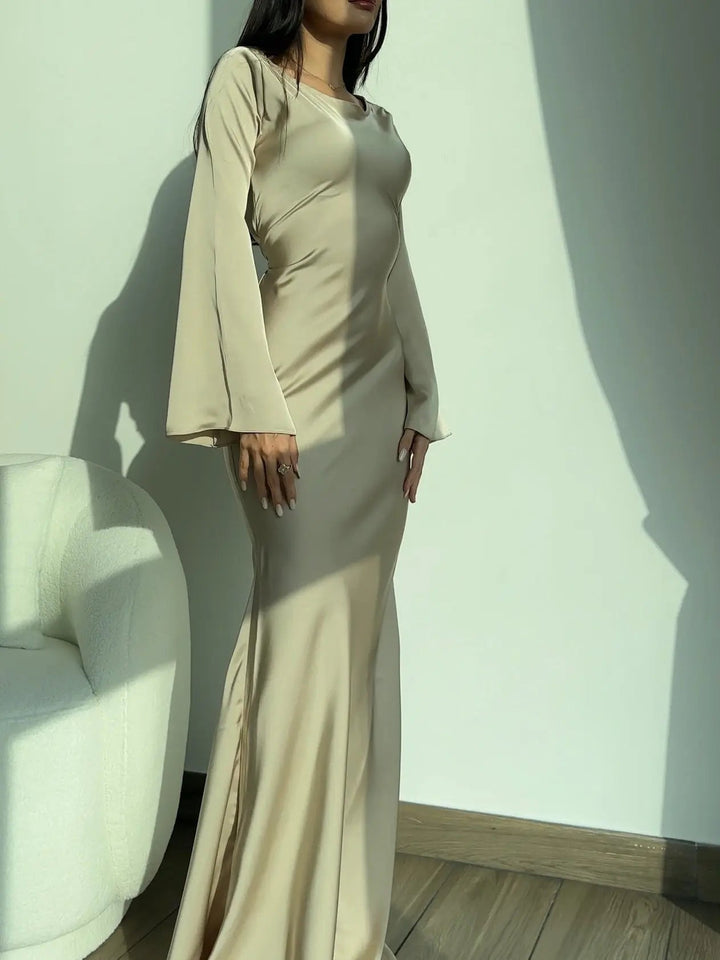 Serena | Women’s Maxi Dress featuring a Draped Bodice