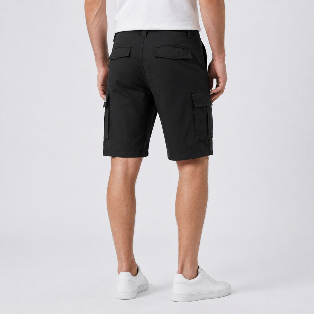 Fletcher | Men's Athletic Work Shorts with Multi-Pocket Storage and Drawstring Waist