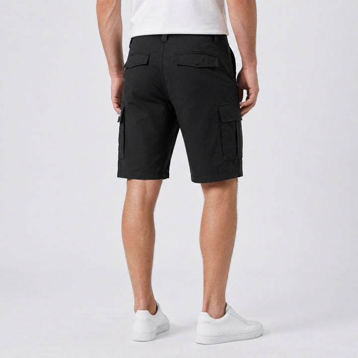 Fletcher | Men's Athletic Work Shorts with Multi-Pocket Storage and Drawstring Waist