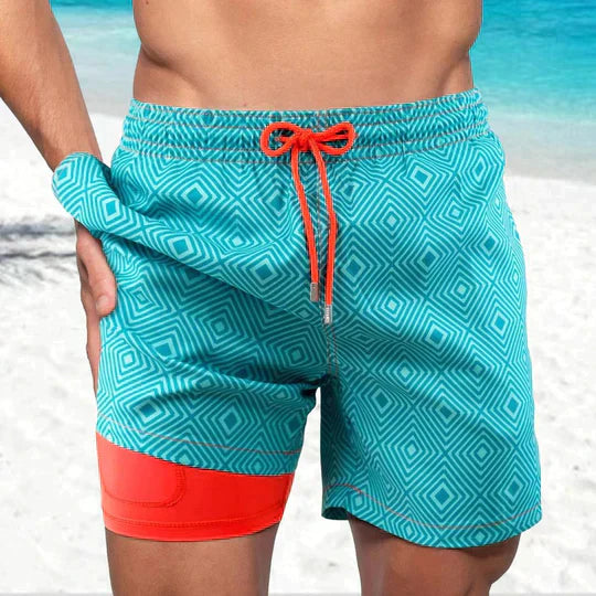 Kai | Men’s Swim Shorts featuring a Tropical Print