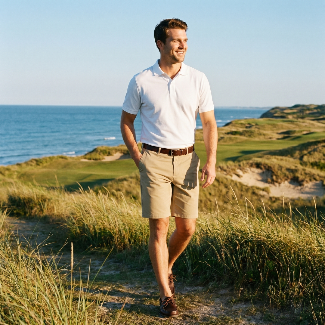 Harlow | Men's Breathable Bermuda Shorts for Smart Casual and Outdoor Wear