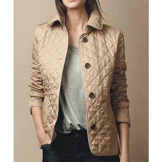 Aveline | Women’s Quilted Jacket with Button Fastening