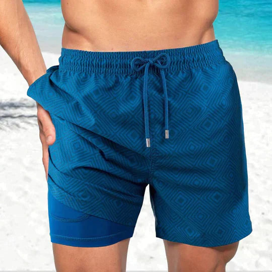 Kai | Men’s Swim Shorts featuring a Tropical Print