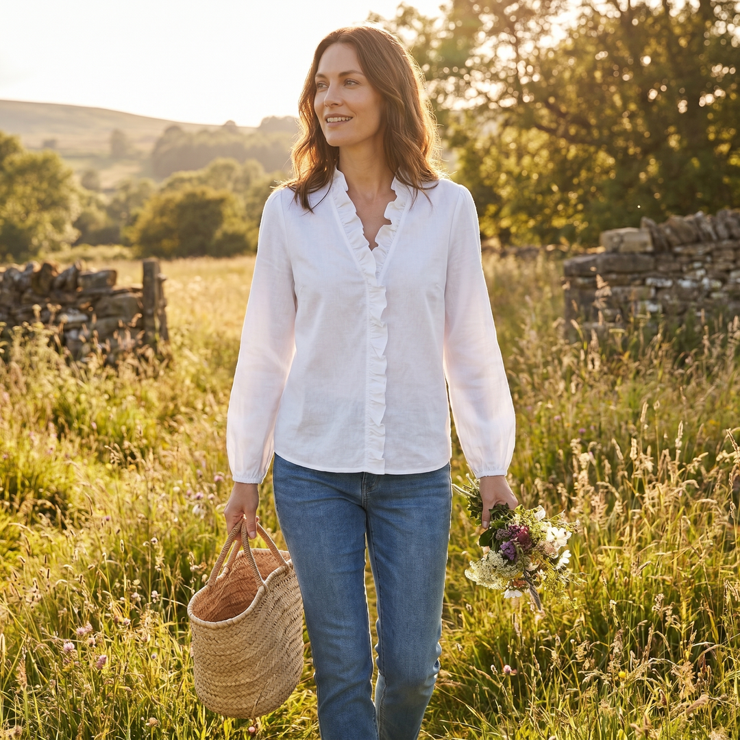 Isadora | Women's Elegant Summer Blouse in a Light, Relaxed Silhouette