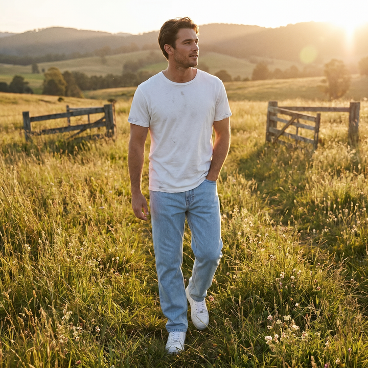 Kevin | Men’s Straight-Leg Jeans with clean classic appeal
